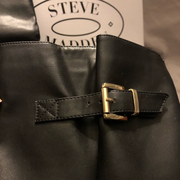 Black Steve Madden wedge boots - Picture 2 of 6